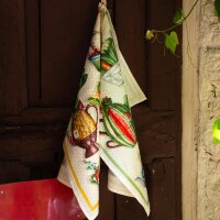 Tea towel Teabreak Yellow 50x70 cm linen - Tessitura...