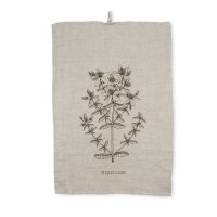 Tea towel Sommerflora Hypericum 45x65 cm linen - dorothee...