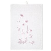 Tea towel Heilkräuter Cosmea 45x65 cm linen -...