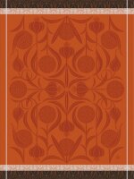 Tea towel LAil Orange 60x80 cm cotton - Le Jacquard...