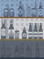Tea towel Néo Brasseurs Grise 60x80 cm cotton - Le...