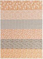 Tea towel Wagara Gingembre 60x80 cm cotton - Le Jacquard...
