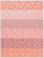 Tea towel Wagara Cerisier 60x80 cm cotton - Le Jacquard...