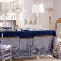 Table runner Festin Cristal 38x270 cm cotton - Le Jacquard Français