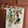Table runner Abondance d´automne Naturel 50x155 cm Cotton-linen mix - Garnier-Thiebaut