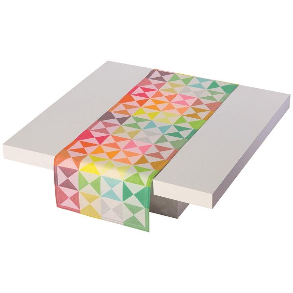 Table Runner Origami Multico 50X150 Cm Cotton - Le Jacquard Français
