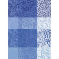 Tea towel Mille Rameaux Tor Bleu 56x77 cm cotton -...