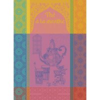 Tea towel The Menthe Rose 56x77 cm cotton - Garnier-Thiebaut