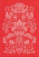 Towel Snöröd 380 35x50 cm Cotton-linen mix -...