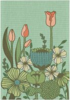 Towel Soft Green 540 35x50 cm cotton - Ekelund