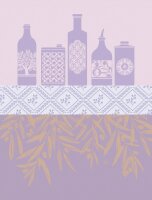 Tea towel Huiles Provençales Lavande 60x80 cm...