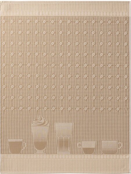 Towel Barista Latte 60x80 cm cotton - Le Jacquard Français