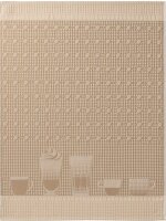 Towel Barista Latte 60x80 cm cotton - Le Jacquard...