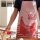 Apron Coco-Rico Rouge 90x90 cm cotton - Le Jacquard Français
