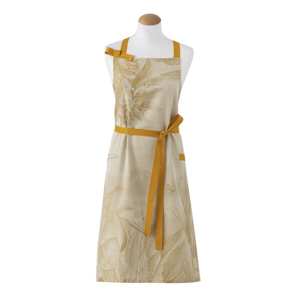 Apron Sinharâja Fauve 90x90 cm cotton - Le Jacquard Français