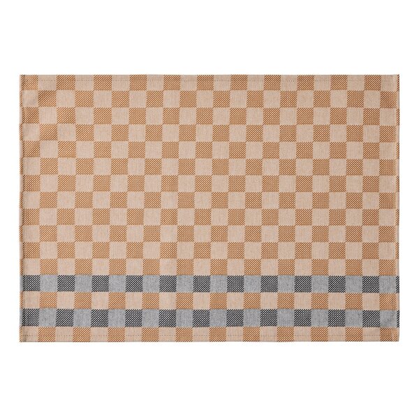 Coated placemats (2x Set) Champêtre Damier 36x50 cm cotton - Le Jacquard Français