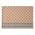 Coated placemats (2x Set) Champêtre Damier 36x50 cm cotton - Le Jacquard Français